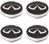 HEYCE 4Pcs wheel Center caps Hub Centre Caps Cover 60mm for I-nfiniti,Black