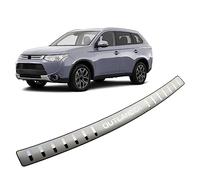 HEYCE Car Stainless Steel Rear Bumper Protector, for Mitsubishi Outlander 2013-2016 Accessories, Auto Parts Tailgate Tailgate Rear Room Door Sill Cover Protective Strip Strip Protection