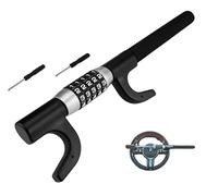 HEYCE Guardian Combination Steering Wheel Lock - Anti-Theft 5-Digit Keyless Password Security, Universal Fit for Cars, Trucks, Vans, and SUVs