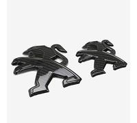 HEYCE Metal Emblem Car Decal Sticker for P-eugeot 4008 2017-2019, Black