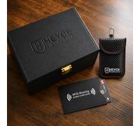 HEYCE SignalSafe Faraday Box Bundle - Car Key Pouch with RFID Card Blocker -3 Pack