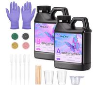 HeyClear Epoxy Resin Kit 946ml, Resin Hardener for Casting, Tabletop