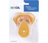 Heyda 203687572 Corner Motif Punch Size Approx. 2.5 cm Heart Design