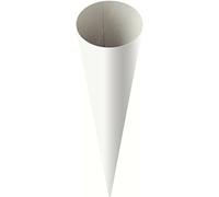 Heyda 204870070 School Cone Blank Height 70 cm Diameter 19 cm Cardboard 380 g/m² White