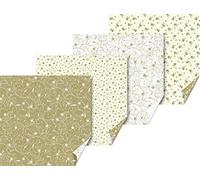 Heyda 204875578 Heyda 204875578 Set of Folding Sheets 15 x 15 cm Angel and Star Gold