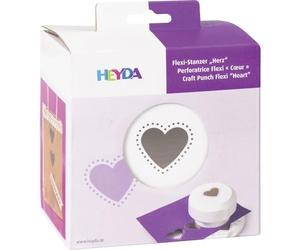 Heyda 'All-Over the Page' Magnetic Flexi Craft Punch - Heart