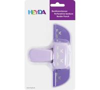 HEYDA Border Hole Punch Butterfly Design Purple Pack of 1