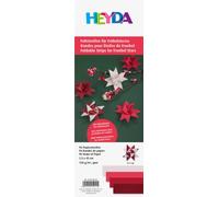 Heyda Folding Strip Set for Froebel Stars 1.5 x 45 cm Red