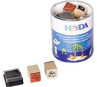 HEYDA Motif Stamp Set "Pirates & Spacemans", Round Tin Pack of 1