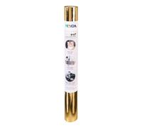Heyda TEXIPAP Faux Leather Washable Paper Fabric - Metallic Gold 48cm x 110cm