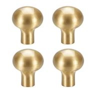 HEYDGBBZ Antique Brass Drawer Pulls Handles, Kitchen Cabinet knobs, 4Pcs Chinese Style Dressing Table Double Hole Wine Cabinet Shoe Cabinet Wardrobe Cabinet Drawer Cabinet Door Brass(25 * 11 * 30mm)
