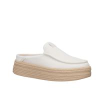 HEYDUDE Austin Lift Espadrille Woven Shoes EGRET SIZE 4