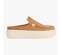 HEYDUDE AUSTIN Womens Mules Tan - Brown Leather - Size UK 4