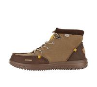 HEYDUDE Bradley Leather Ankle Boots Flat, brown, 11 UK