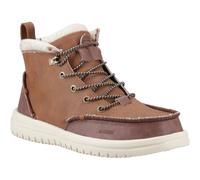 HEYDUDE Boots Bradley Tumbled Classic - Men's Dark Brown Size 9