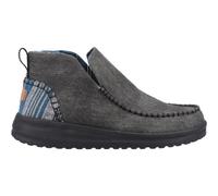 HEYDUDE Denny Black Cotton Female Ladies Ankle Boots