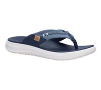 HEYDUDE mens Finn Flip Braided, Navy, 12