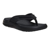 HEYDUDE Men's Finn Flip Sandal | Lightweight Easy On Style | Travel Ready Casual Flip Flops for Men, Black, 6 UK