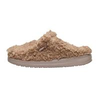 HEYDUDE Girl's Youth Wendy Slip On Slipper | Sherpa Lined Easy On, Timber | Textile Sherpa-Lined Upper, Elastic Laces, Cozy Footbed, Removable Foam Insole, Travel Ready
