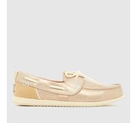 HEYDUDE Harbor Breeze Lo Trainers in Gold UK 3 (EU 36)