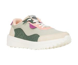 HEYDUDE Hayden Colorblock Womens Dusty Olive/Multi Trainers - Size UK 4
