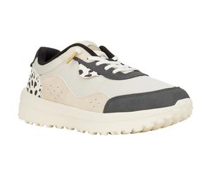 HEYDUDE Hayden Shine Womens Ivory/Multi Trainers - Size UK 8