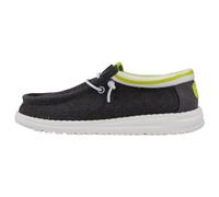 HeyDude - Kid's Wally Letterman Jacket - Sneakers size 33/34, black/grey