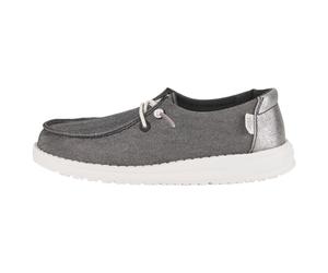 HeyDude - Kid's Wendy Metallic Sparkle - Sneakers size 32, grey