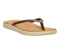 Heydude Maui Breeze Polyurethane Women's Tan Leopard Flip Flops