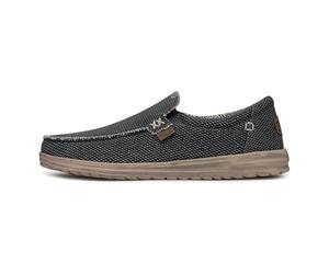 HEYDUDE Men Mikka Braided Deep Blue Casual Moccasin 40 EU