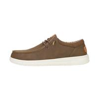 HEYDUDE - Men's Paul Classic Slip-On Shoes, Brown, 10 UK
