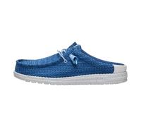 HEYDUDE Men’s Wally Slip Multi Mesh Ensign | Lightweight Breathable Slip On Shoes | Casual Comfortable Everyday Footwear, Ensign Blue/Multi, 5 UK