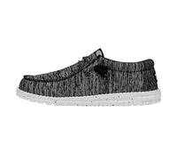 HEYDUDE Men Wally Sport Knit | Cushioned Ankle Collar, Elastic Laces, Easy On System, Removable Foam Insole, Lightweight Flexible Outsole