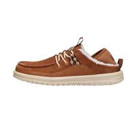 HEYDUDE Mens Bradley Blipper Suede, Argan Brown/Multi, 12