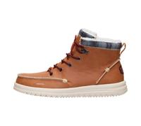 HEYDUDE Men's Bradley Classic Cozy Pull On Boot | Water Repellent PU Upper | Soft Sherpa Lining For Warmth, Removable Foam Insole, Stretch Elastic Laces, Easy On System, Lightweight Construction