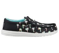 HEYDUDE Wally Funk Party Black/Multi Palm Shoes for Male - Size 9