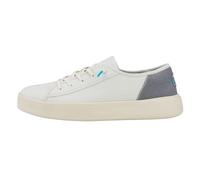 HEYDUDE Men's Cody Canvas Sneaker Shoe - Trainers with Easy-on Lace System, Atmosphere/White, 6 UK