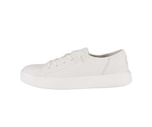 HEYDUDE - Men's Cody M Canvas Cody Trainers Shoes, White, 12 UK