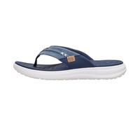 HEYDUDE mens Finn Flip Braided, Navy, 12