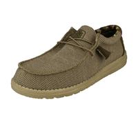 HEYDUDE Mens Hey Dude Deck Shoes Wally Sox - Beige - UK 9