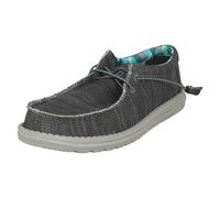 HEYDUDE Mens Hey Dude Deck Shoes Wally Sox - Charcoal - UK 10