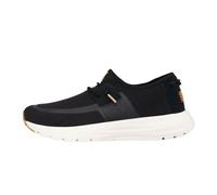 HEYDUDE - Men's Sirocco M Neutrals Sneaker Shoes, Black/White, 11 UK