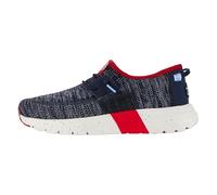 HEYDUDE - Men's Sirocco M Sport Mode Sirocco Sneaker Shoes, Navy/Grey, 8 UK
