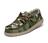 HEYDUDE Men's Wally Camouflage Moc Toe Shoes, Multi Camo, 42 EU