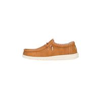 HEYDUDE - Men's Wally Classic Slip-On Shoes, Tan, 9 UK
