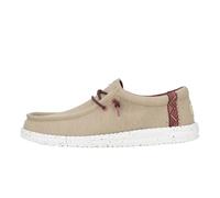 HEYDUDE Men's Wally Coastline Sneaker, Walnut, 15