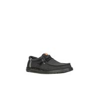 HEYDUDE Men's Wally Elevated Basics Shoes in Black | Size: 7 HEYDUDE Black 7