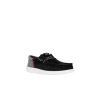 Hey Dude Wally Funk Corduroy Men's Shoes Men's | Slip On Shoes | Black / Grey | UK Size 9