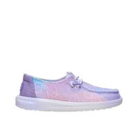 HEYDUDE Men's Wally Funk Mono, Slip-On Shoes | Breathable textile upper on rise platform sole, elastic laces and removable foam sole