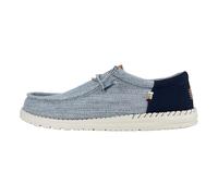 HEYDUDE - Men's Wally Funk Nylon Craft - Casual Slip-On Shoes - Moccasin Style, Navy, 12 UK